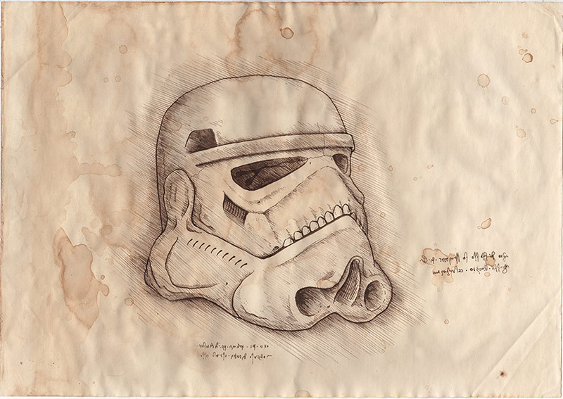 Study of a Stormtrooper Skull